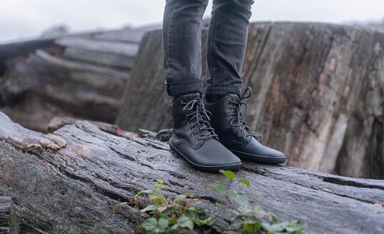 Jesenná a zimná barefoot obuv