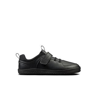 Vivobarefoot PRIMUS LUDO SCHOOL ANIMAL-FREE JUNIORS OBSIDIAN