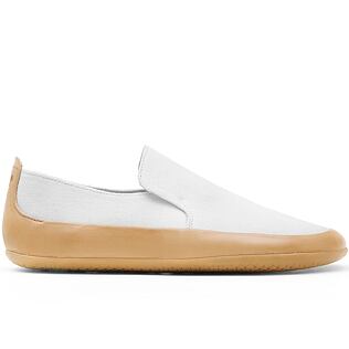 Vivobarefoot OPANKA WOMENS WHITE/TAN