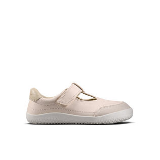 Vivobarefoot GOBI T.BAR PRE-SCHOOL PASTEL ROSE TAN