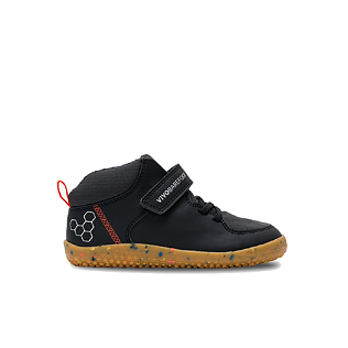 Vivobarefoot PRIMUS LUDO HI PRESCHOOL OBSIDIAN