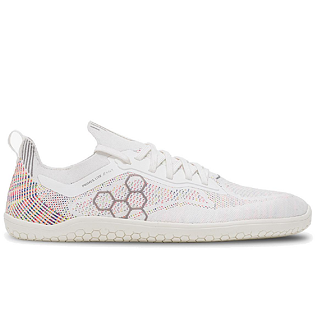 Vivobarefoot PRIMUS LITE KNIT WOMENS BRIGHT WHITE IRIDESCENT