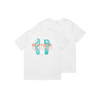 Vivobarefoot FORCE OF NATURE T-SHIRT UNISEX WHITE
