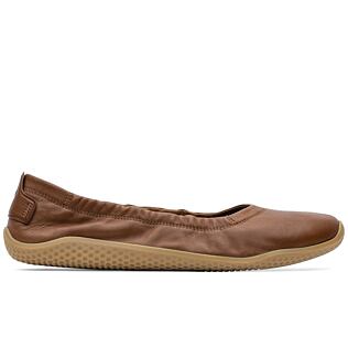 Vivobarefoot ASANA YIN BALLERINA LEATHER WOMENS TAN