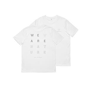 Vivobarefoot WE ARE NATURE T-SHIRT UNISEX WHITE