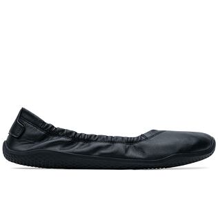Vivobarefoot ASANA YIN BALLERINA LEATHER WOMENS OBSIDIAN