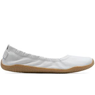 Vivobarefoot ASANA YIN BALLERINA LEATHER WOMENS LIMESTONE