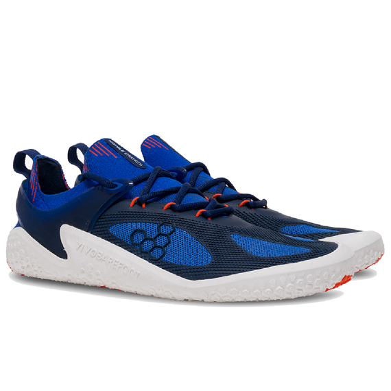 Vivobarefoot MOTUS STRENGTH MENS DAZZLING BLUE/ORANGE
