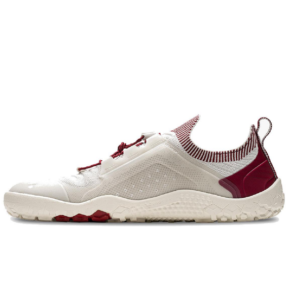 Vivobarefoot PRIMUS TRAIL KNIT FG WOMENS LIMESTONE/RED RUMBA
