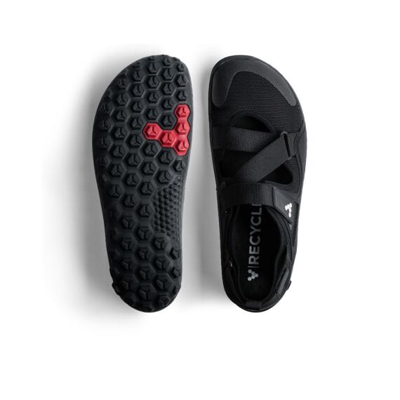 Vivobarefoot TRACKER SANDAL MENS OBSIDIAN