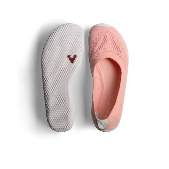 Vivobarefoot ASANA YIN BALLERINA KNIT WOMENS PEACH MELBA