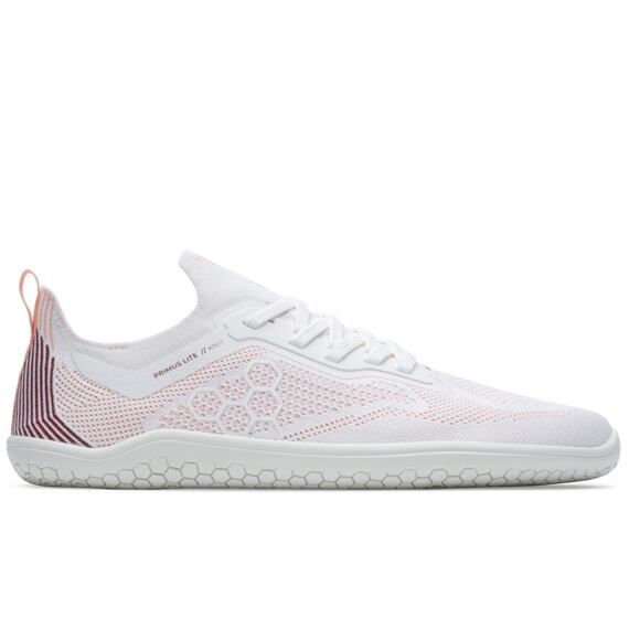 Vivobarefoot PRIMUS LITE KNIT WOMENS WHITE/ PEACH MELBA