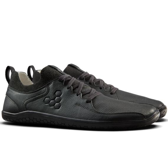 Vivobarefoot PRIMUS ASANA LEATHER MENS OBSIDIAN