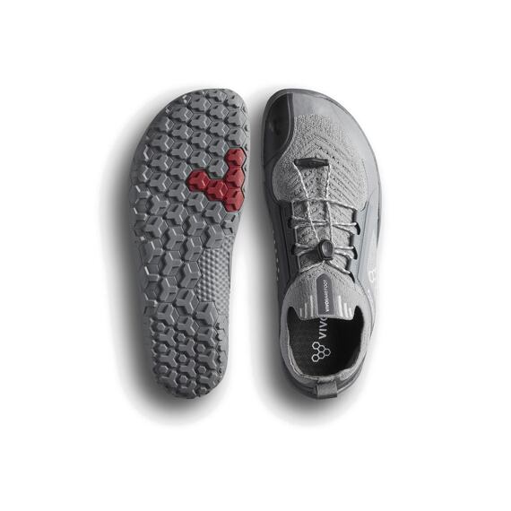 Vivobarefoot PRIMUS TRAIL KNIT FG MENS ULTIMATE GRAY