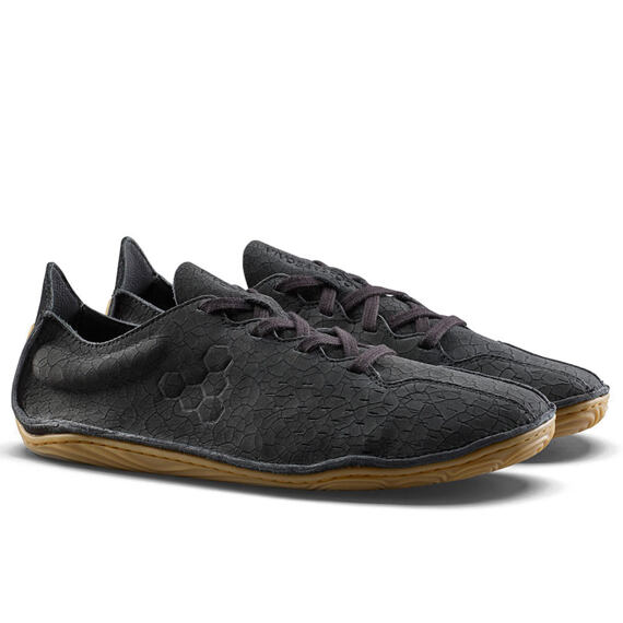 Vivobarefoot SENSUS MENS OBSIDIAN CRACKED LEATHER