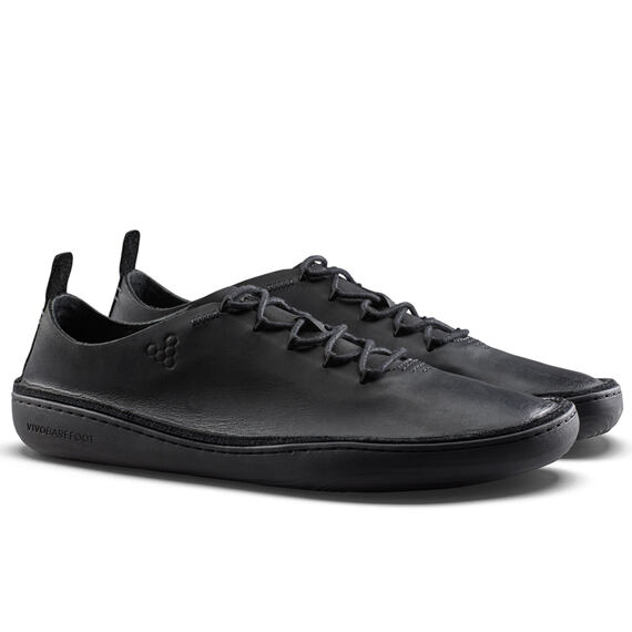 Vivobarefoot SENSUS MOC LACE UP LEATHER MENS OBSIDIAN