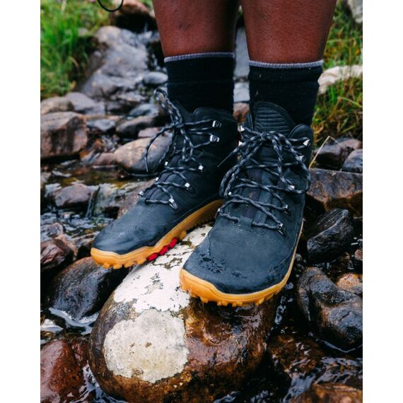 Vivobarefoot TRACKER LEATHER AT WOMENS OBSIDIAN