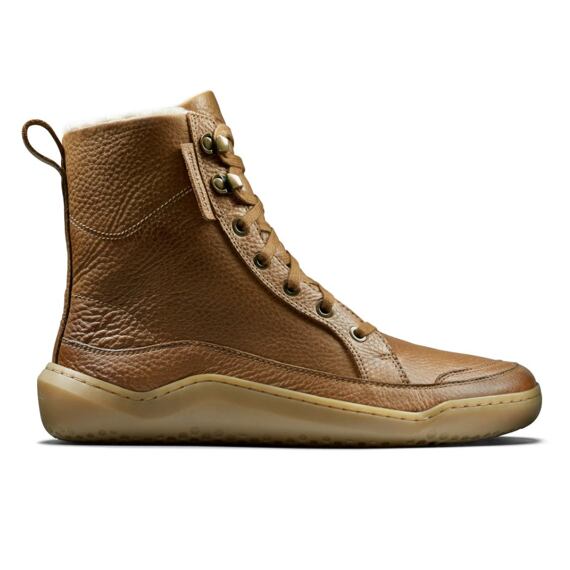Vivobarefoot GOBI BOOT WARMLINED MENS LIGHT TAN