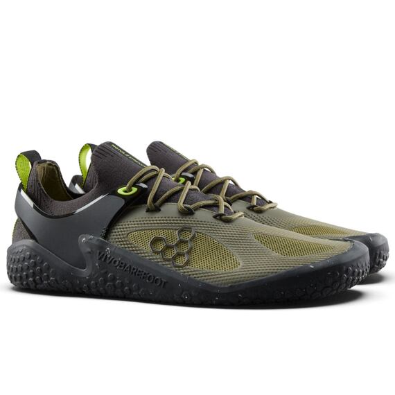 Vivobarefoot MOTUS STRENGTH MENS FOREST GREEN/ACID LIME