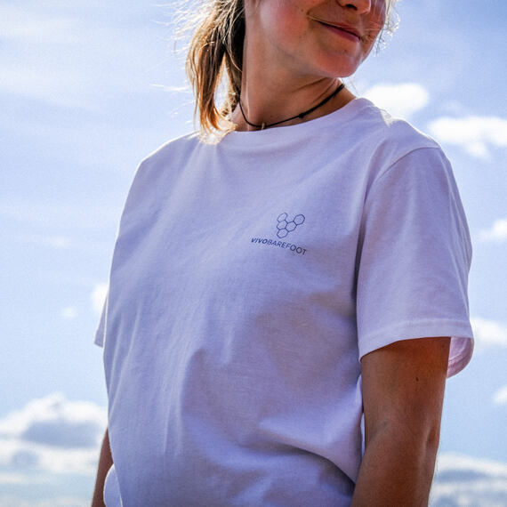 Vivobarefoot WE ARE NATURE T-SHIRT UNISEX WHITE