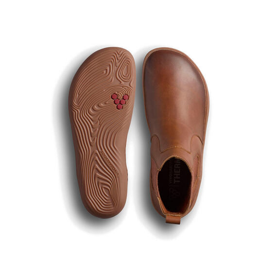 Vivobarefoot SENSUS CHELSEA MENS DARK TAN