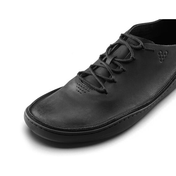 Vivobarefoot SENSUS MOC LACE UP LEATHER MENS OBSIDIAN