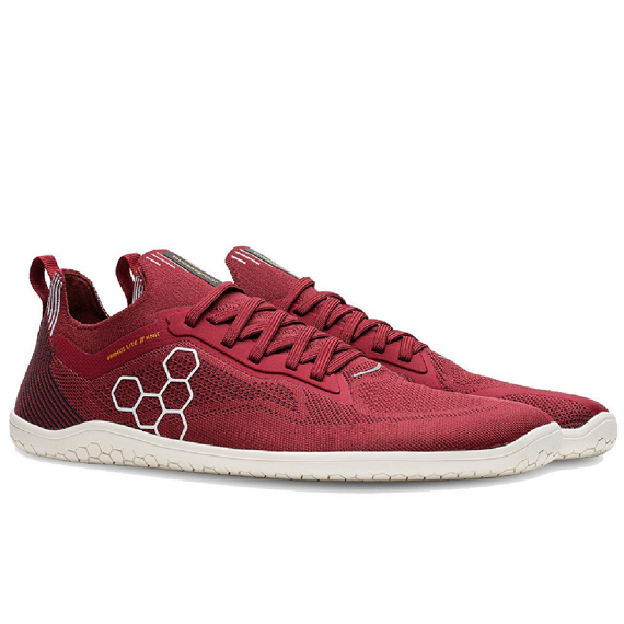 Vivobarefoot PRIMUS LITE KNIT MENS BURGUNDY