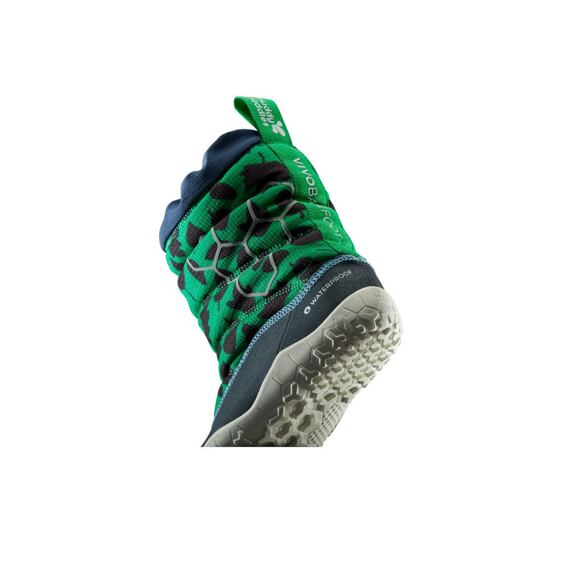 Vivobarefoot LUMI FG X MUDDY PUDDLES PRESCHOOL GRASSHOPPER