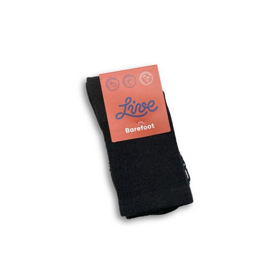 MERINO.LIVE ponožky čierne