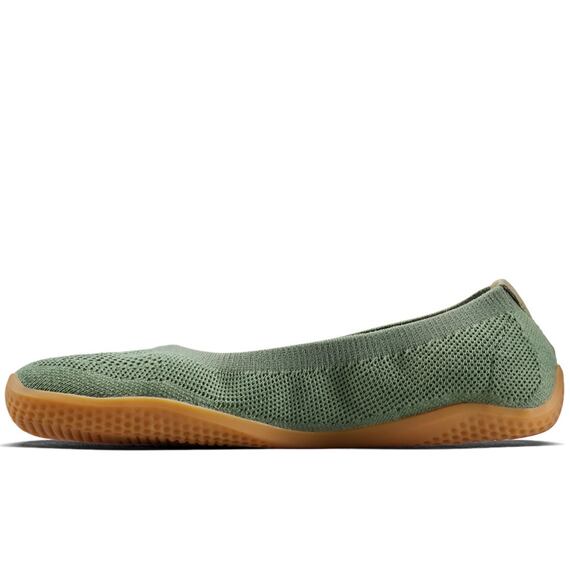 Vivobarefoot ASANA YIN BALLERINA KNIT WOMENS DUSTY GREEN