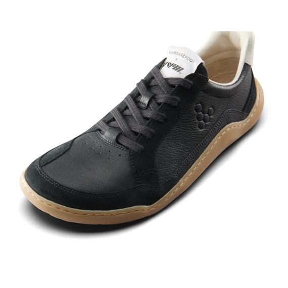 Vivobarefoot GOBI II SNEAKER PREMIUM LEATHER WOMENS OBSIDIAN