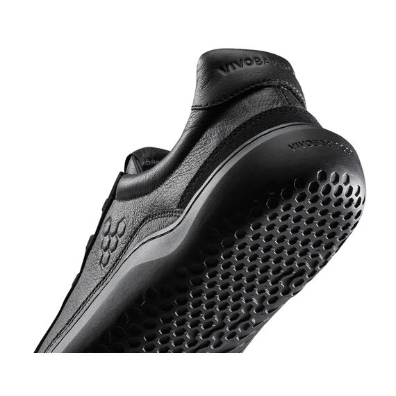 Vivobarefoot GOBI II SNEAKER PREMIUM LEATHER MENS TRIPLE OBSIDIAN