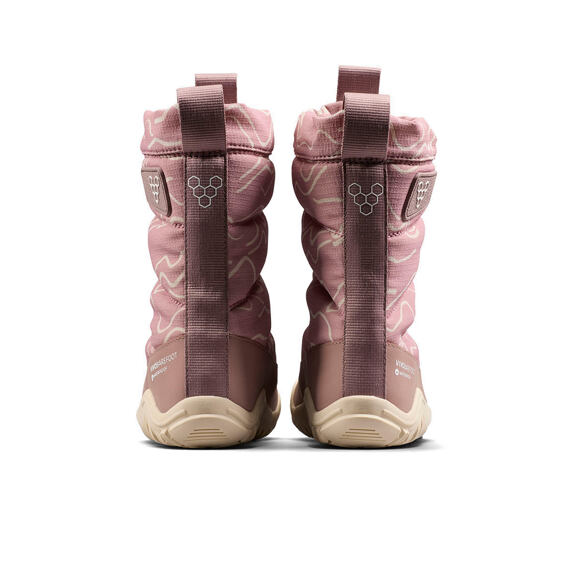 Vivobarefoot TRACKER BOOT AT PRESCHOOL TWILIGHT MAUVE