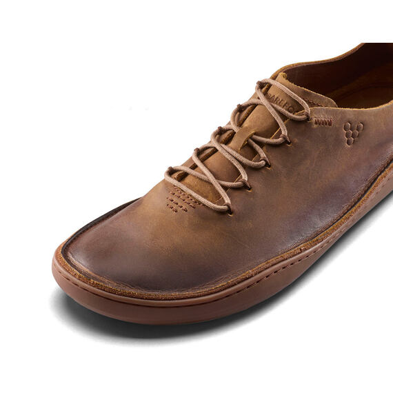 Vivobarefoot SENSUS MOC LACE UP LEATHER MENS DARK TAN