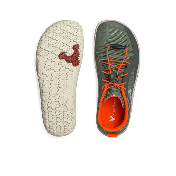 Vivobarefoot PRIMUS TRAIL II FG KIDS BOTANICAL GREEN