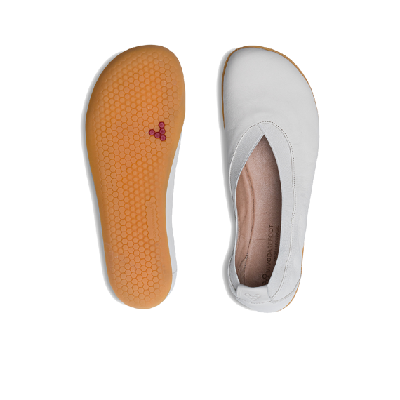Vivobarefoot OPANKA BALLERINA WOMENS LIMESTONE
