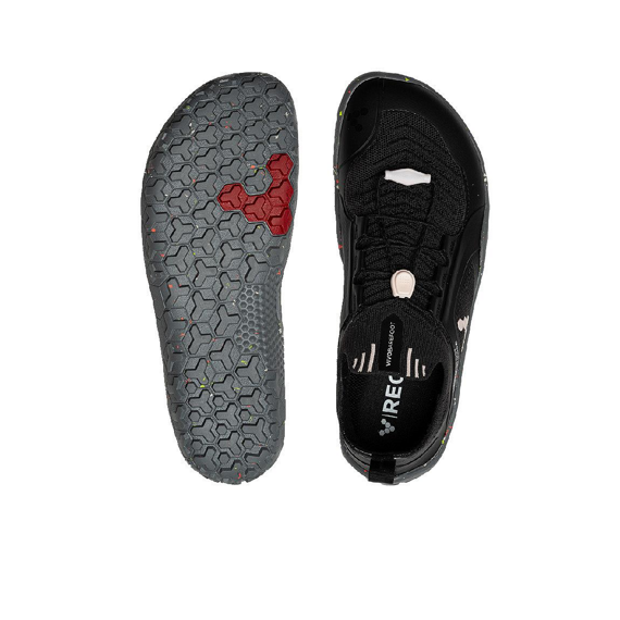 Vivobarefoot PRIMUS TRAIL KNIT FG WOMENS OBSIDIAN/MISTY ROSE/GREY