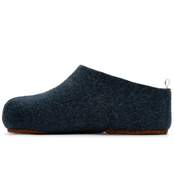 Vivobarefoot MIM FELT SLIPPER UNISEX NAVY