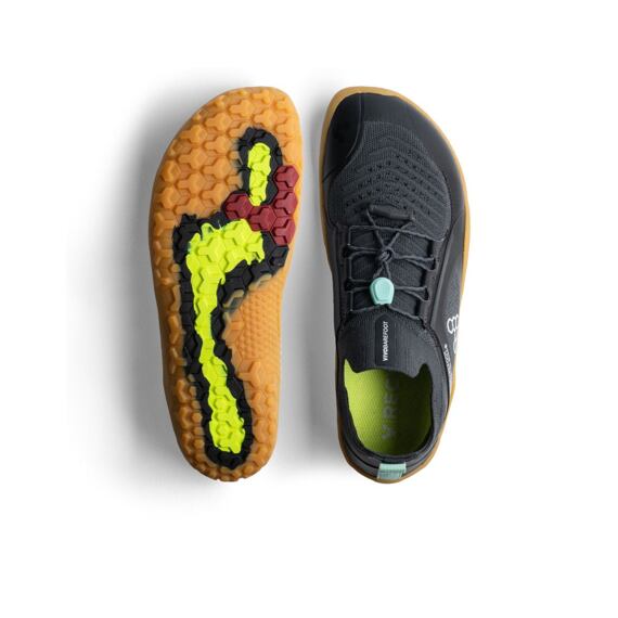 Vivobarefoot PRIMUS TRAIL KNIT FG WOMENS GRAPHITE/GUM