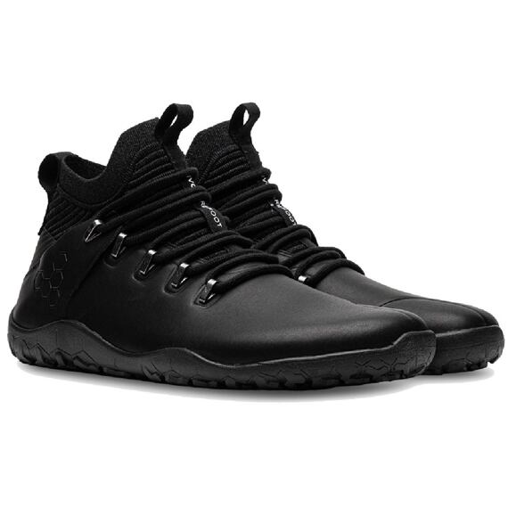Vivobarefoot MAGNA LEATHER FG MENS OBSIDIAN