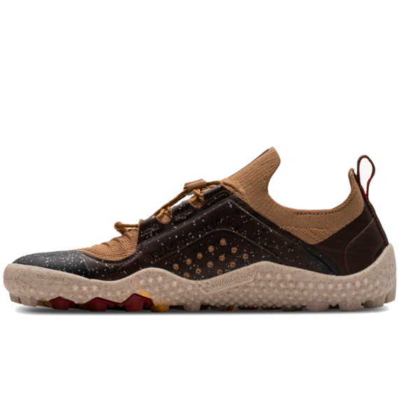 Vivobarefoot PRIMUS TRAIL KNIT SG JJF MENS BONE BROWN