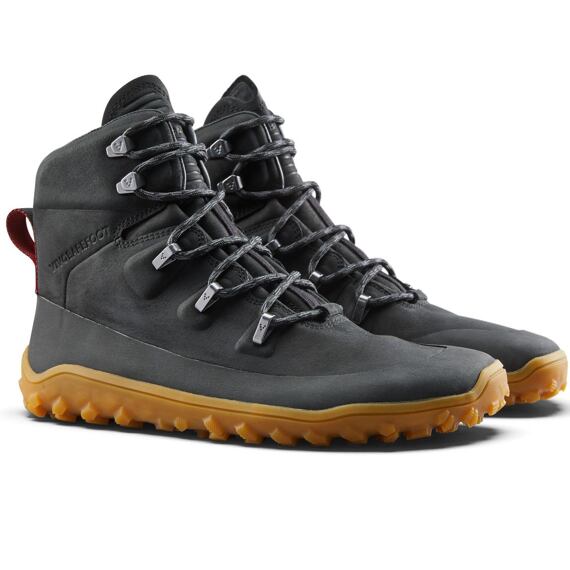 Vivobarefoot TRACKER LEATHER AT MENS OBSIDIAN