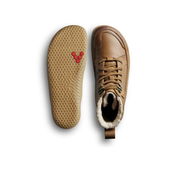 Vivobarefoot GOBI BOOT WARMLINED WOMENS LIGHT TAN