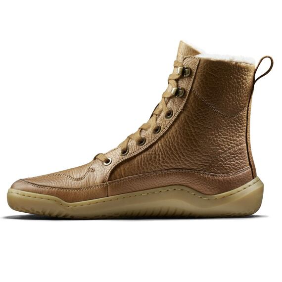 Vivobarefoot GOBI BOOT WARMLINED MENS LIGHT TAN