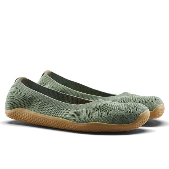 Vivobarefoot ASANA YIN BALLERINA KNIT WOMENS DUSTY GREEN
