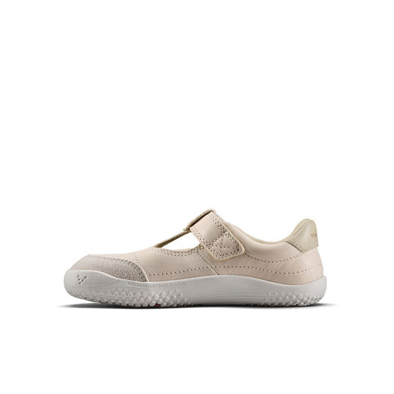 Vivobarefoot GOBI T.BAR PRE-SCHOOL PASTEL ROSE TAN