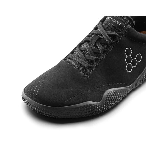 Vivobarefoot MOTUS STUDIO SNEAKER LTH MENS OBSIDIAN