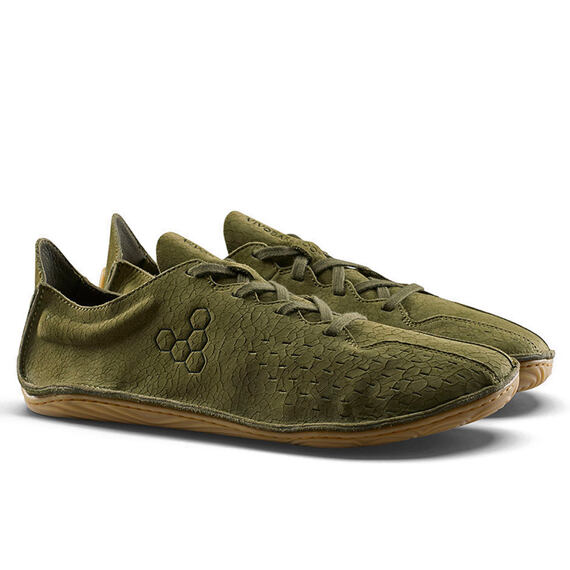 Vivobarefoot SENSUS MENS DARK OLIVE CRACKED LEATHER