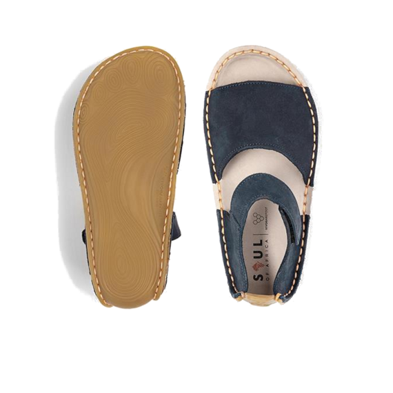 Vivobarefoot ABABA K Sandal Leather Navy