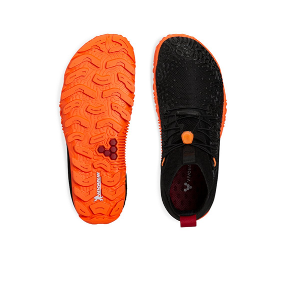 Vivobarefoot ESC TEMPEST WOMENS OBSIDIAN/ORANGE